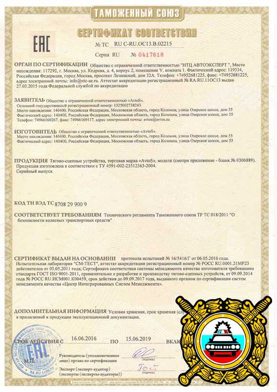 Сертификат соответствия Таможенного союза: важный документ для бизнеса