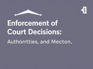 Исполнение судебных решений: как работают органы и механизмы принуждения к исполнению закона