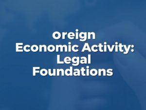 Внешнеэкономическая деятельность: правовые основы и практическая навигация