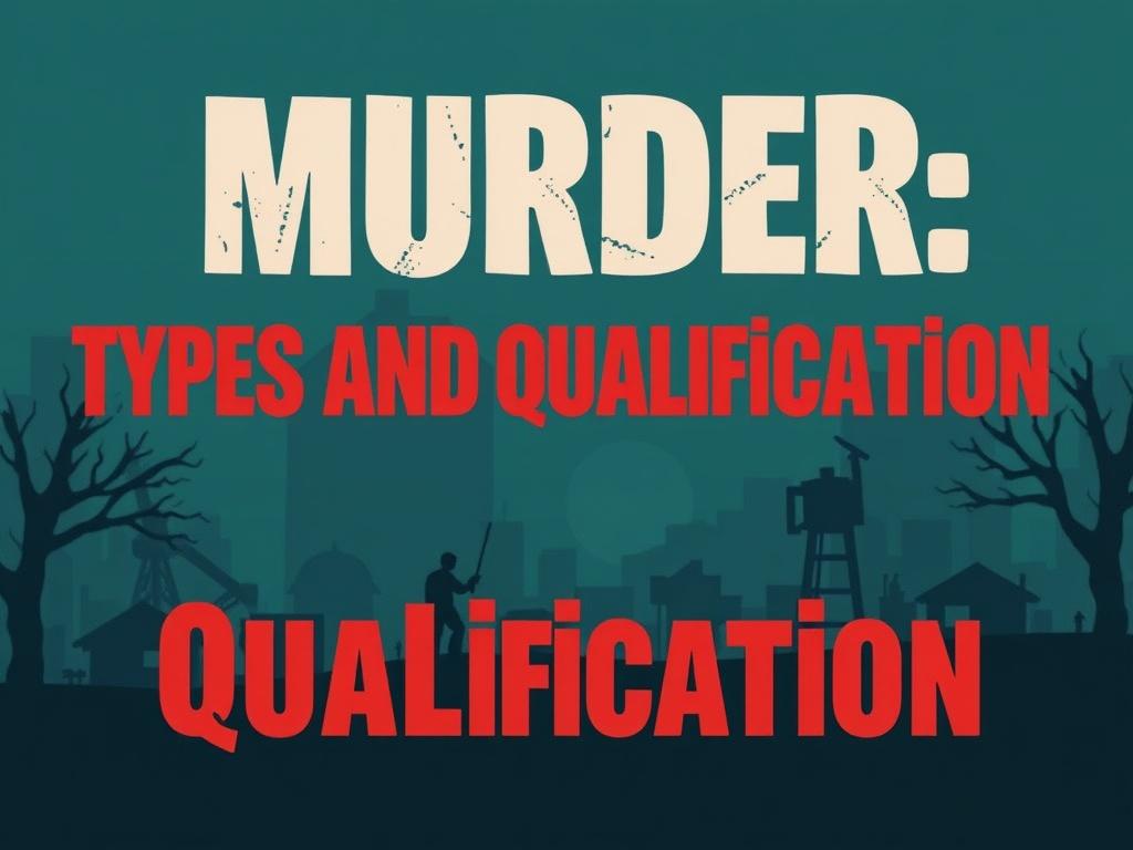Убийство: виды и квалификация — что стоит за этими словами и почему это важно