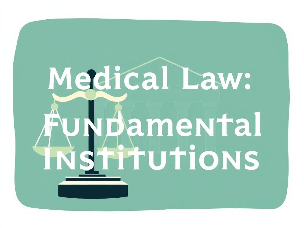 Медицинское право: основные институты
