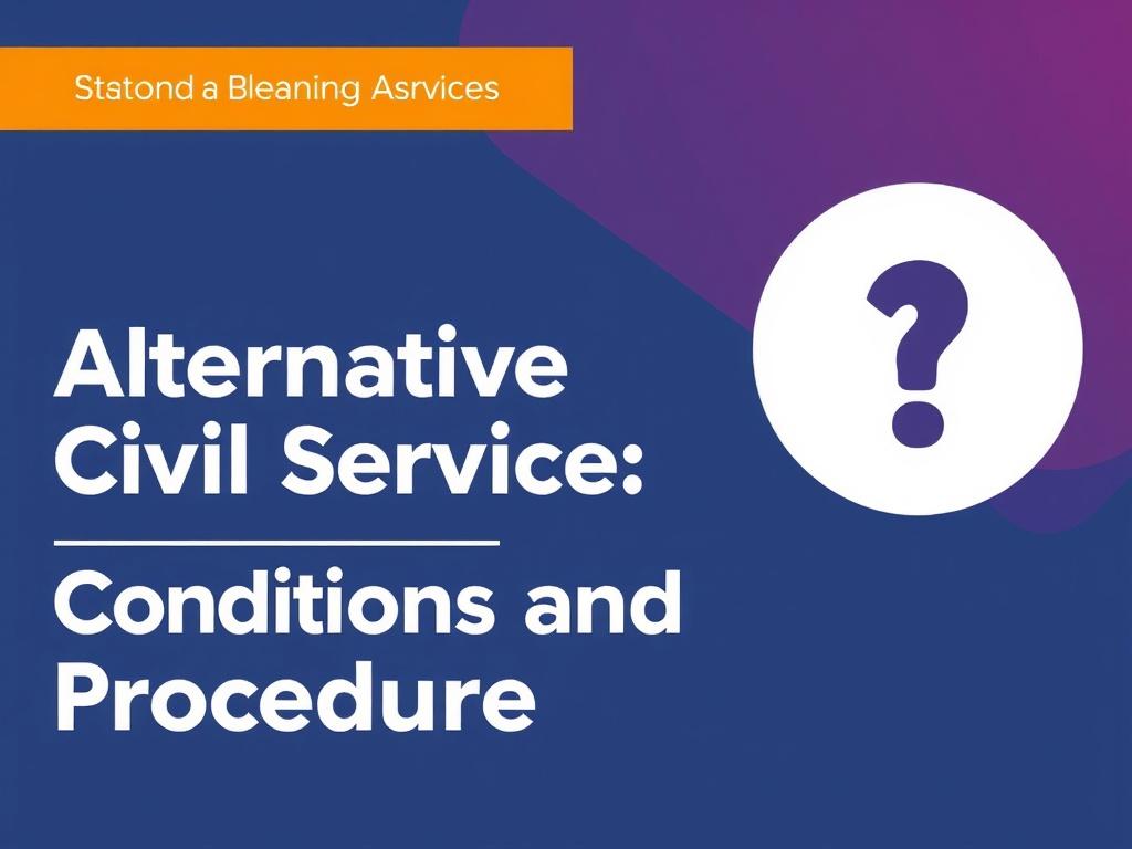 Альтернативная гражданская служба: условия и порядок прохождения