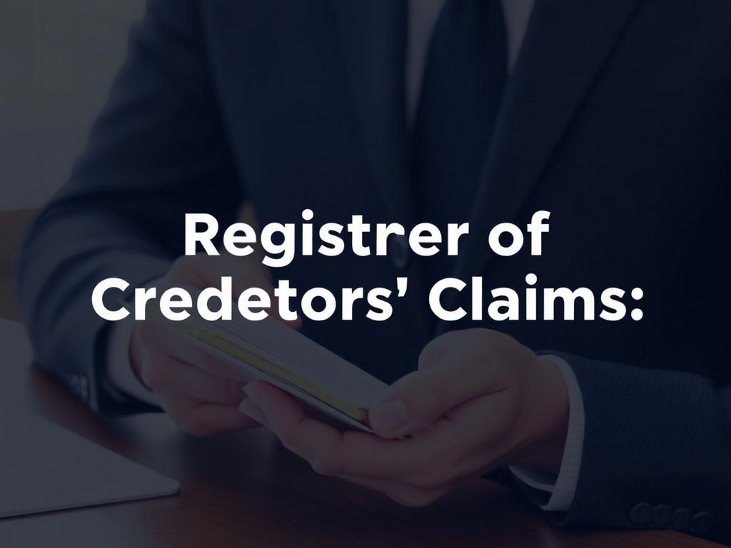Реестр требований кредиторов: порядок включения
