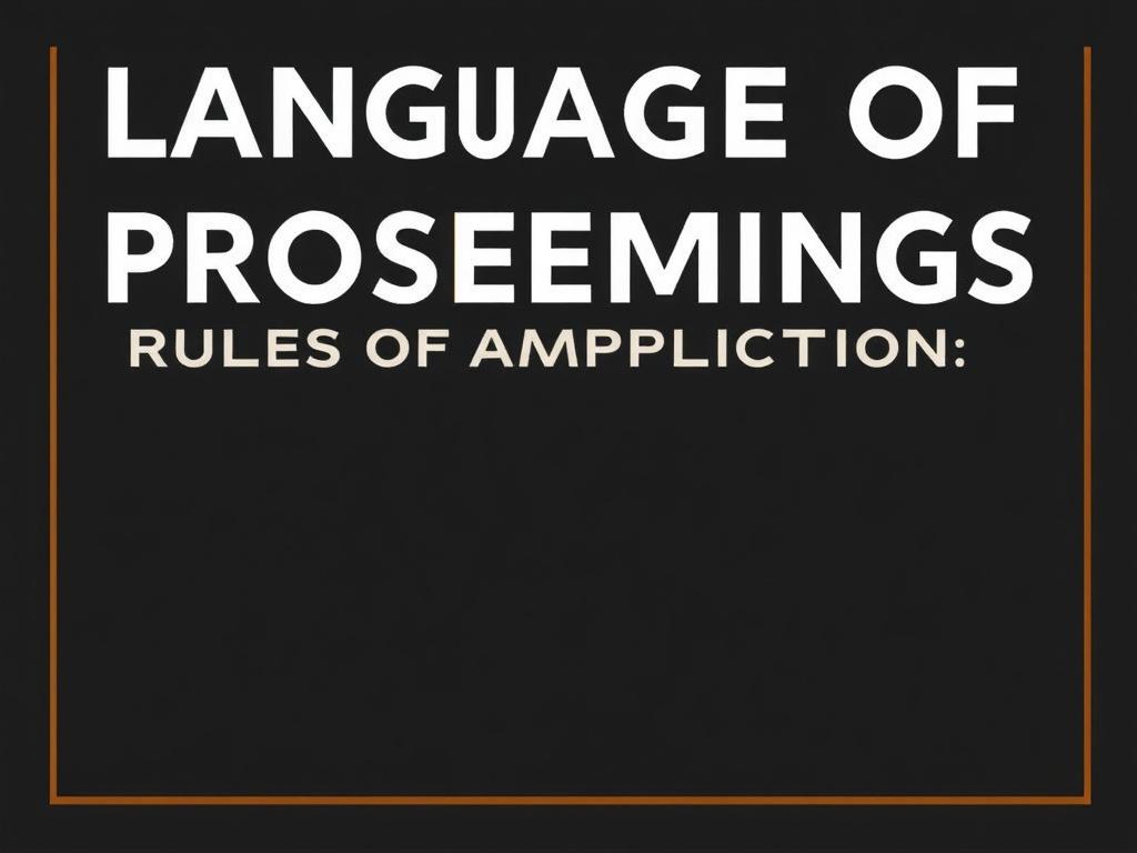 Язык судопроизводства: правила применения, которые действительно работают