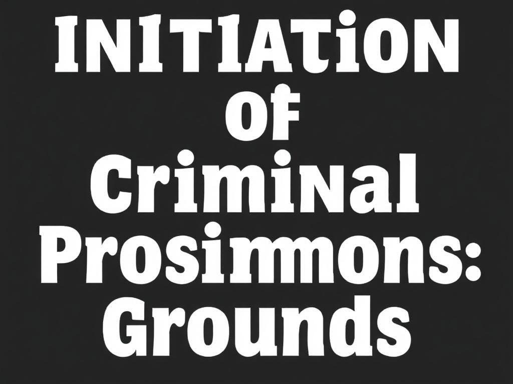 Возбуждение уголовного дела: поводы и основания